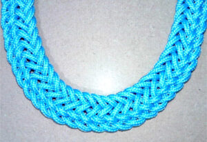 Sennit braided necklace